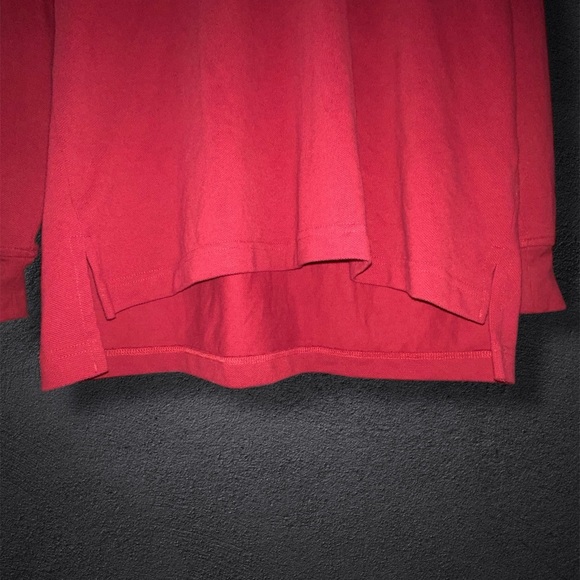 Tommy Hilfiger Men's Red Long Sleeve Polo - Picture 8 of 10